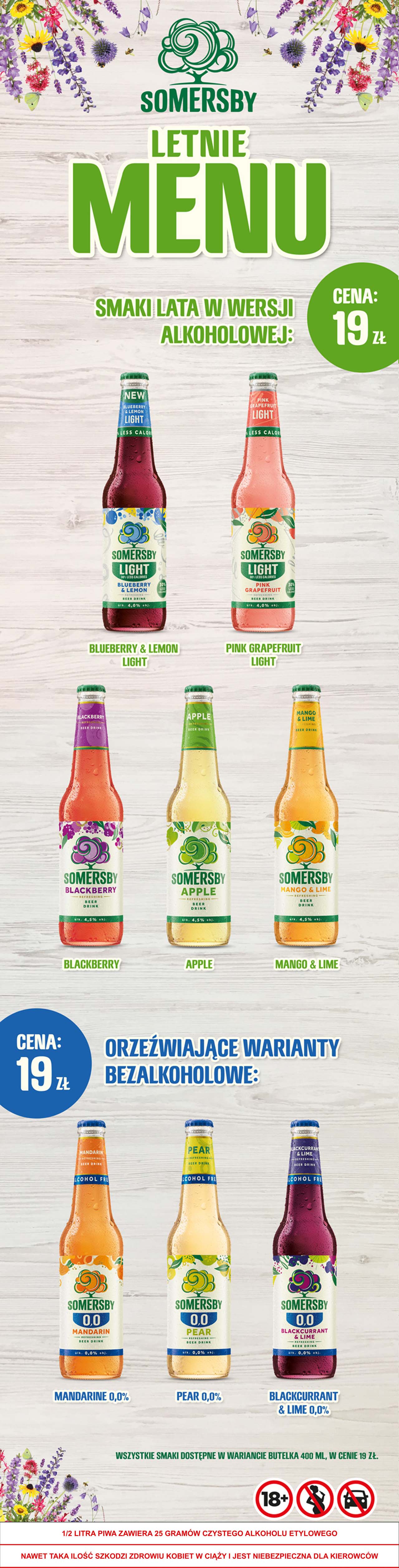 Menu Somersby